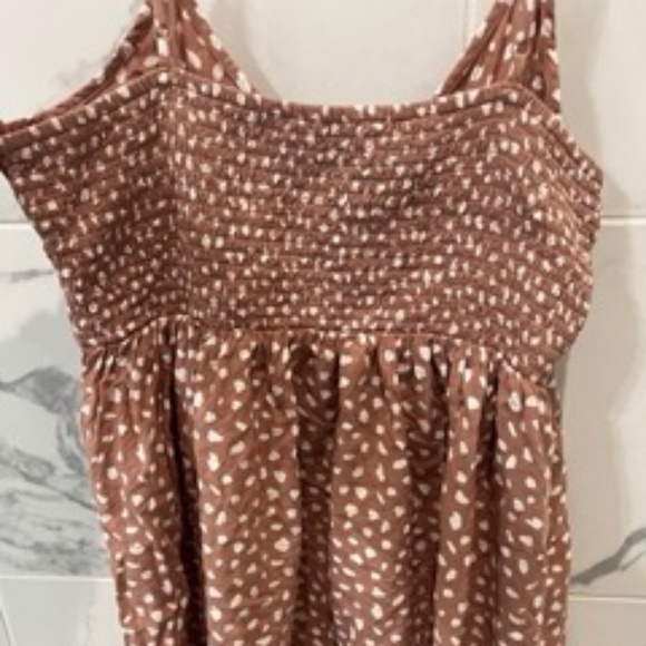 Aerie Summer Polka-Dot Button Dress - Picture 2 of 4